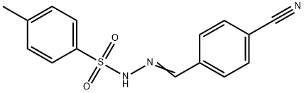 Benzenesulfonic acid, 4-methyl-, 2-[(4-cyanophenyl)methylene]hydrazide,41780-79-4,结构式