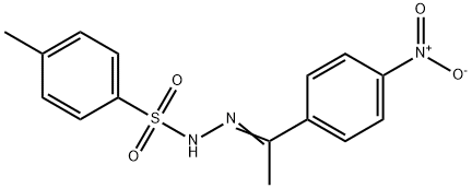 4-硝基苯乙酮-对甲苯磺酰腙, 41780-82-9, 结构式