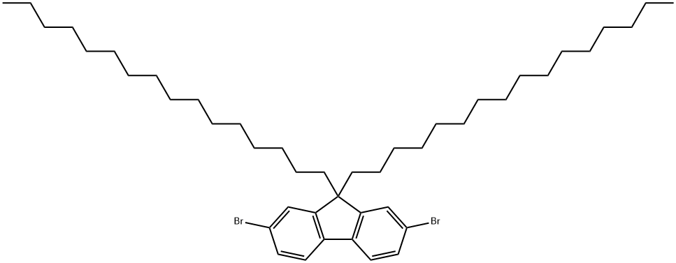 2,7-二溴-9,9-双十六烷基-9H-芴,419568-36-8,结构式