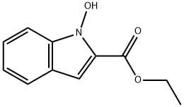 1H-Indole-2-carboxylic acid, 1-hydroxy-, ethyl ester 结构式