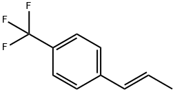 Benzene, 1-(1E)-1-propen-1-yl-4-(trifluoromethyl)-,42006-43-9,结构式