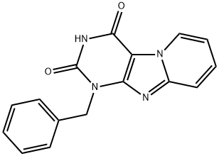 Pyrido[2,1-f]purine-2,4(1H,3H)-dione, 1-(phenylmethyl)- 化学構造式