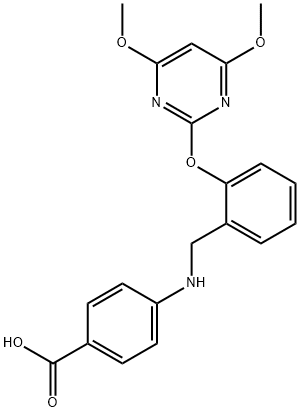 Benzoic acid, 4-[[[2-[(4,6-dimethoxy-2-pyrimidinyl)oxy]phenyl]methyl]amino]-