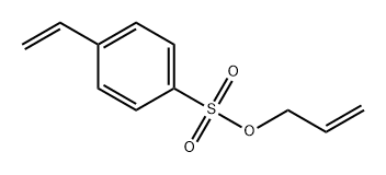 Benzenesulfonic acid, 4-ethenyl-, 2-propen-1-yl ester Structure