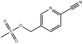 2-Pyridinecarbonitrile, 5-[[(methylsulfonyl)oxy]methyl]-