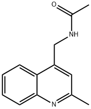 N-((2-Methylquinolin-4-yl)methyl)acetamide Struktur