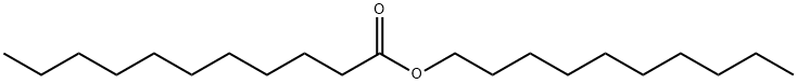 Undecanoic acid decyl ester Struktur