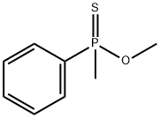Phosphinothioic acid, P-methyl-P-phenyl-, O-methyl ester Structure
