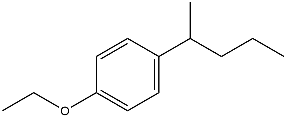 1-Ethoxy-4-(1-methylbutyl)benzene,4232-63-7,结构式