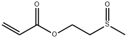 2-Propenoic acid, 2-(methylsulfinyl)ethyl ester Struktur