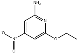 2-Amino-6-ethoxy-4-nitropyridine,42409-60-9,结构式