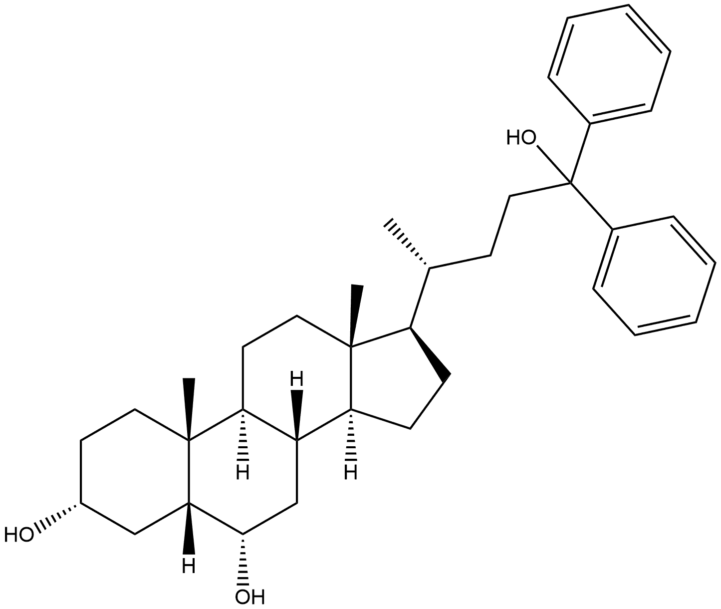 Cholane-3,6,24-triol, 24,24-diphenyl-, (3α,5β,6α)- (9CI)