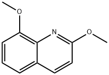 Quinoline, 2,8-dimethoxy- Structure
