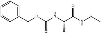 Carbamic acid, [(1S)-2-(ethylamino)-1-methyl-2-oxoethyl]-, phenylmethyl ester (9CI) Structure