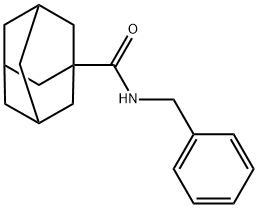 Tricyclo[3.3.1.13,7]decane-1-carboxamide, N-(phenylmethyl)- Struktur