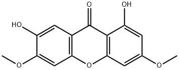 9H-Xanthen-9-one, 1,7-dihydroxy-3,6-dimethoxy- 结构式