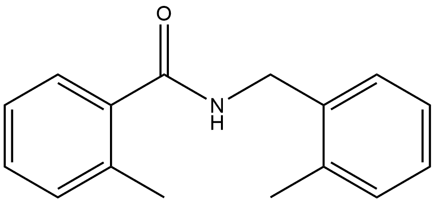 2-Methyl-N-[(2-methylphenyl)methyl]benzamide Structure