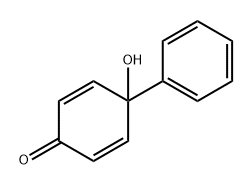 2,5-Cyclohexadien-1-one, 4-hydroxy-4-phenyl- 结构式