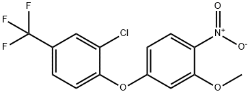 Benzene, 2-chloro-1-(3-methoxy-4-nitrophenoxy)-4-(trifluoromethyl)- Structure