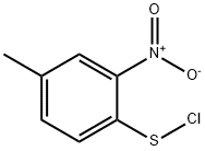 Benzenesulfenyl chloride, 4-methyl-2-nitro- Structure