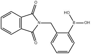 (2-((1,3-二氧代异吲哚啉-2-基)甲基)苯基)硼酸 结构式