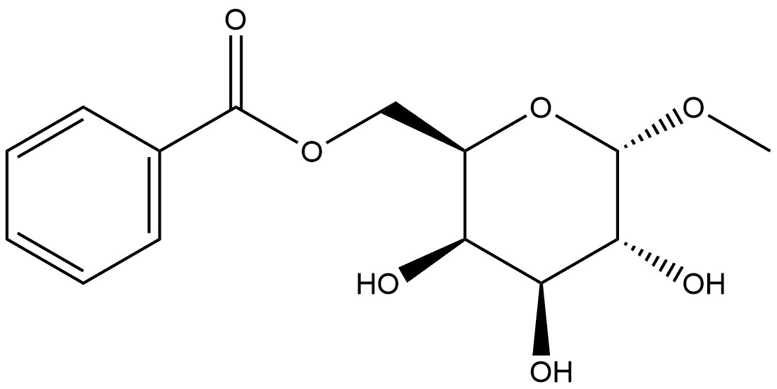 α-D-Galactopyranoside, methyl, 6-benzoate Struktur