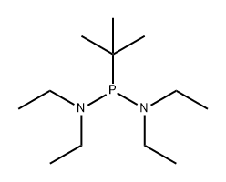 双(二乙基氨基)叔丁基膦,42964-60-3,结构式