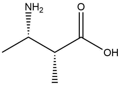 REL-(2R,3S)-3-氨基-2-甲基丁酸,4297-20-5,结构式