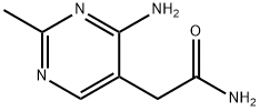 5-Pyrimidineacetamide, 4-amino-2-methyl- 化学構造式