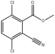 Benzoic acid, 3,6-dichloro-2-cyano-, methyl ester Structure
