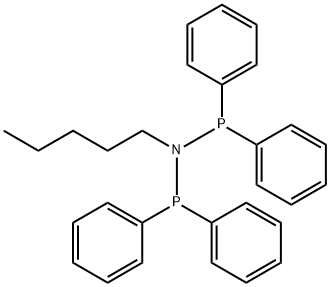 Phosphinous amide, N-(diphenylphosphino)-N-pentyl-P,P-diphenyl- Struktur