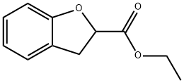 2-Benzofurancarboxylic acid, 2,3-dihydro-, ethyl ester 化学構造式
