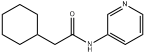 2-cyclohexyl-N-(pyridin-3-yl)acetamide 化学構造式