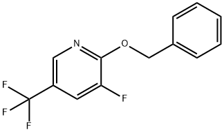 2-(benzyloxy)-3-fluoro-5-(trifluoromethyl)pyridine Structure