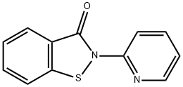 1,2-Benzisothiazol-3(2H)-one, 2-(2-pyridinyl)- Struktur