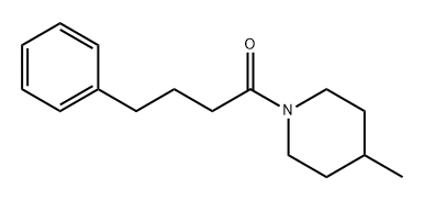 1-(4-甲基哌啶-1-基)-4-苯基丁-1-酮, 432494-63-8, 结构式