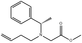 Glycine, N-3-buten-1-yl-N-[(1S)-1-phenylethyl]-, methyl ester,432555-77-6,结构式