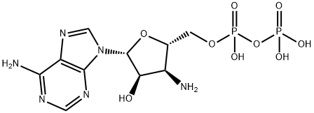 3'-NH2-ADP 化学構造式