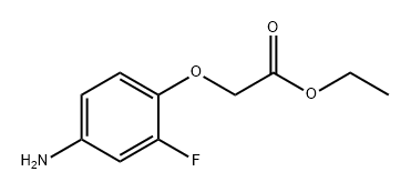 Acetic acid, 2-(4-amino-2-fluorophenoxy)-, ethyl ester Structure