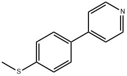 Pyridine, 4-[4-(methylthio)phenyl]-,4373-71-1,结构式