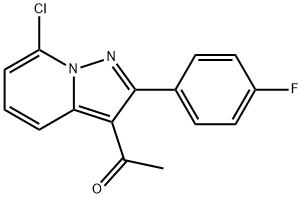 1-(7-Chloro-2-(4-fluorophenyl)pyrazolo[1,5-a]pyridin-3-yl)ethanone|