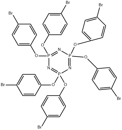 2,2,4,4,6,6-HEXAKIS-(4-BROMO-PHENOXY)-,,-(1,3,5,2,4,6)TRIAZATRIPHOSPHINI NE|4376-72-1游离