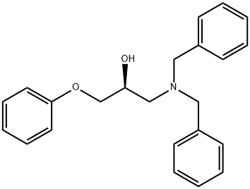 2-Propanol, 1-[bis(phenylmethyl)amino]-3-phenoxy-, (2S)- 结构式