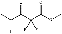 Pentanoic acid, 2,2,4-trifluoro-3-oxo-, methyl ester 结构式