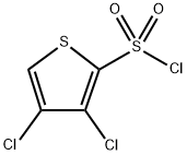 2-Thiophenesulfonyl chloride, 3,4-dichloro- 化学構造式