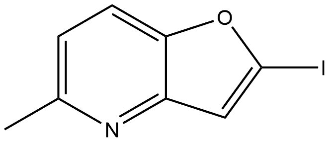 2-碘-5-甲基呋喃并[3,2-B]吡啶, 441044-88-8, 结构式