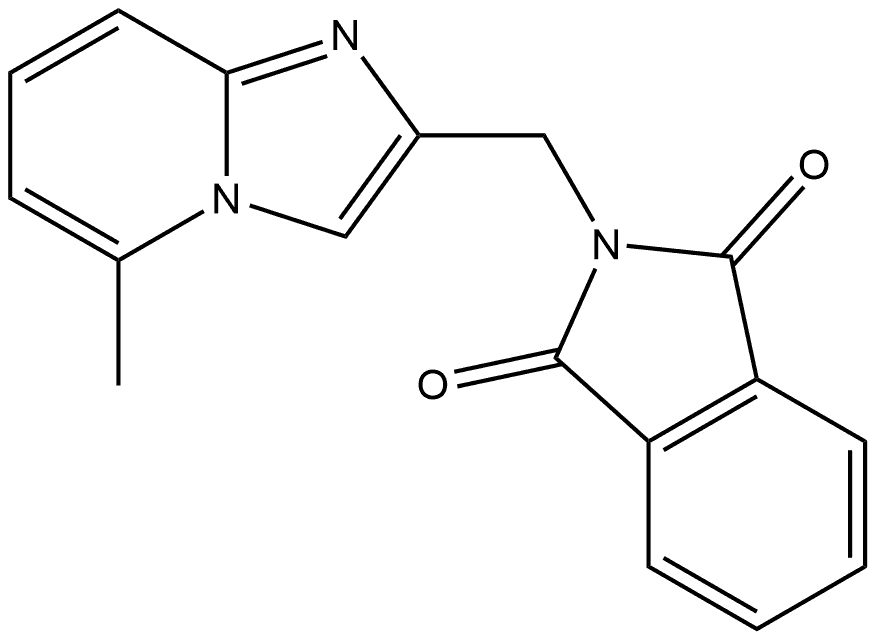 2-[(5-Methylimidazo[1,2-a]pyridin-2-yl)methyl]-1H-isoindole-1,3(2H)-dione|