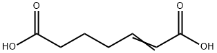 2-庚烯-1,7-二酸,4435-29-4,结构式