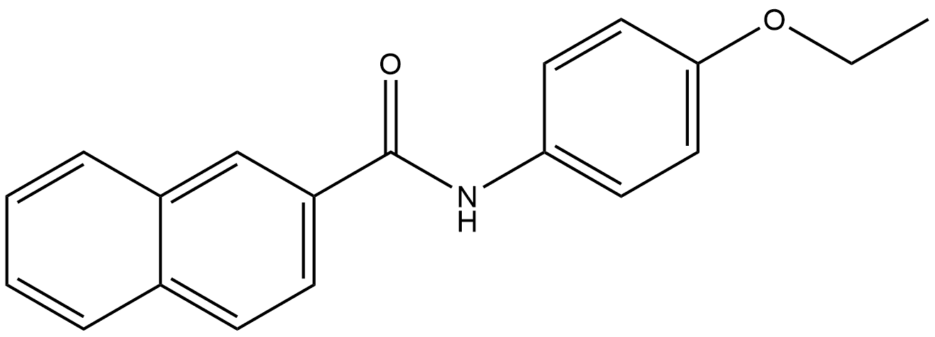 N-(4-Ethoxyphenyl)-2-naphthalenecarboxamide Struktur