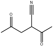 Pentanenitrile, 2-acetyl-4-oxo- 化学構造式